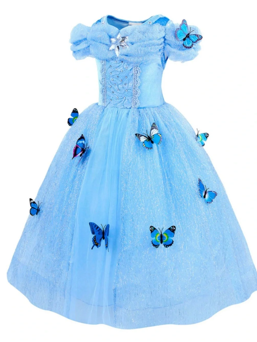 Princess Cinderella Dress Up Costume with Accessories Girls 7-8 - NEW IN BAG!